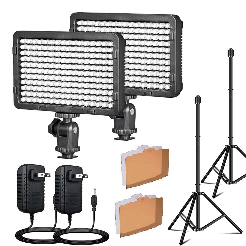 Iris Photography Led Lighting Pack - 2pack 176 LED 스튜디오 스트리밍 조명