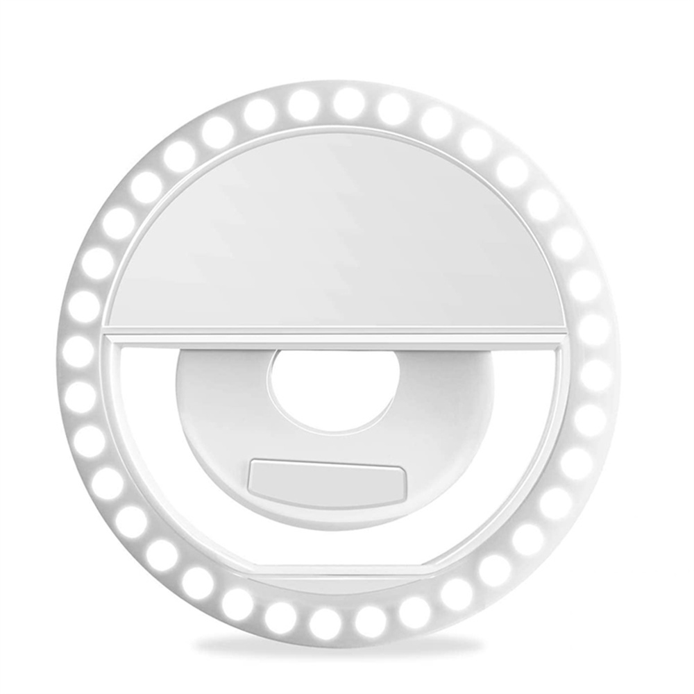 Photography Lighting Continuous - USB 충전식 LED 셀카 링 라이트