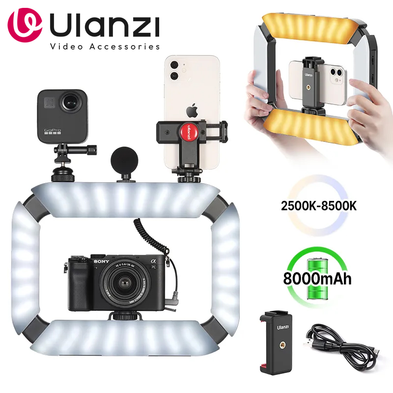 Iris Photography Led Lighting Pack - Ulanzi U200 U-200 스마트폰 비디오 조작