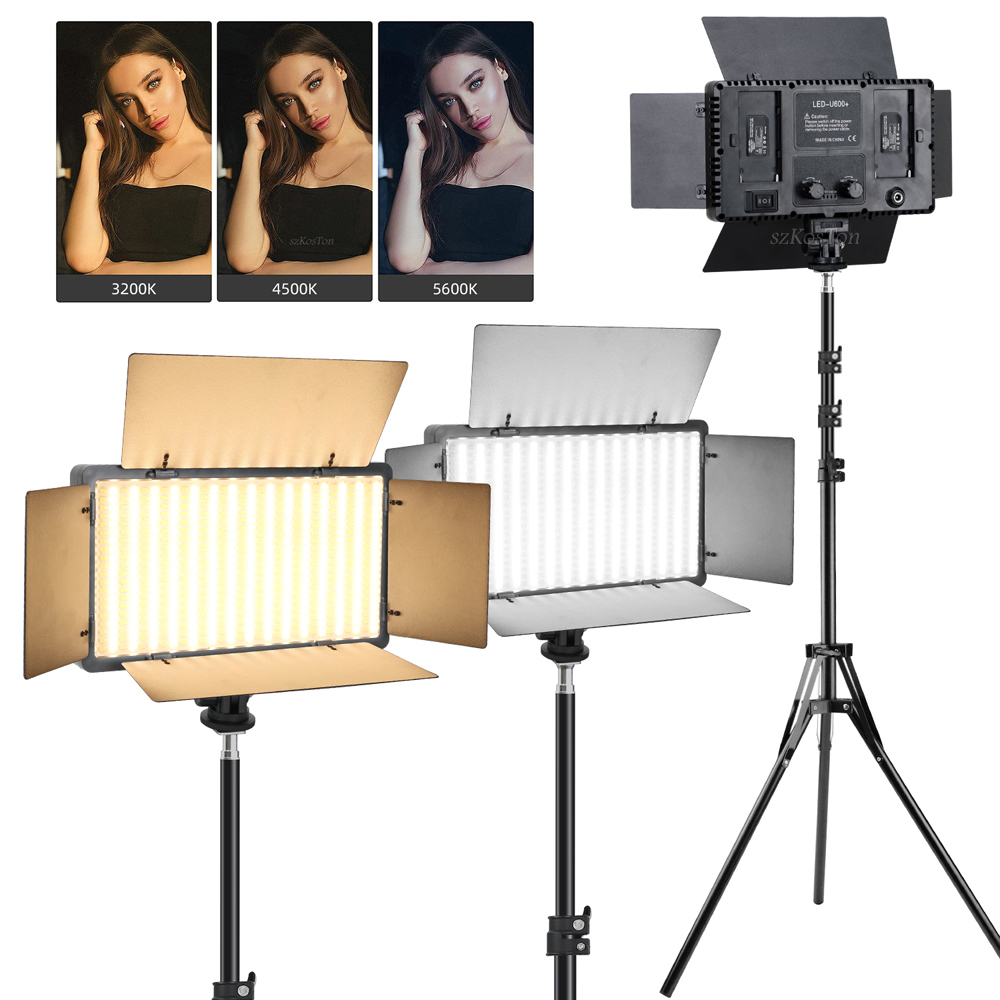 Iris Photography Led Lighting Pack - U600 LED 비디오 라이트 스튜디오 라이트
