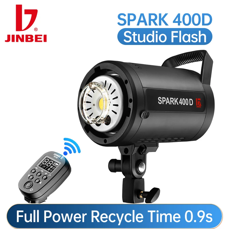Photography Lighting For Clothing - JINBEI SPARK400D 400W 스트로브 스튜디오 플래시
