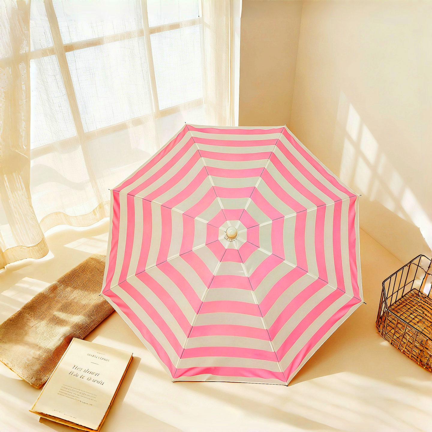 Diy Photography Lighting Umbrella - 1개 스트라이프 핑크 우산, 재미있는 DIY