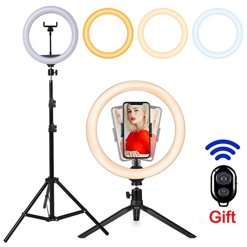 Photography Lighting Continuous - 16/26/33cm LED 셀카 링 조명 라이트