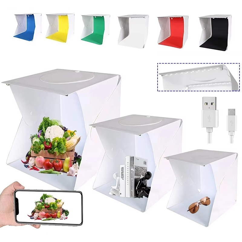 Iris Photography Led Lighting Pack - 접이식 라이트박스 휴대용 사진 LED 사진