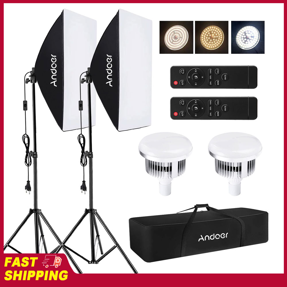 Iris Photography Led Lighting Pack - 안도어 소프트박스 조명 세트 스튜디오 사진