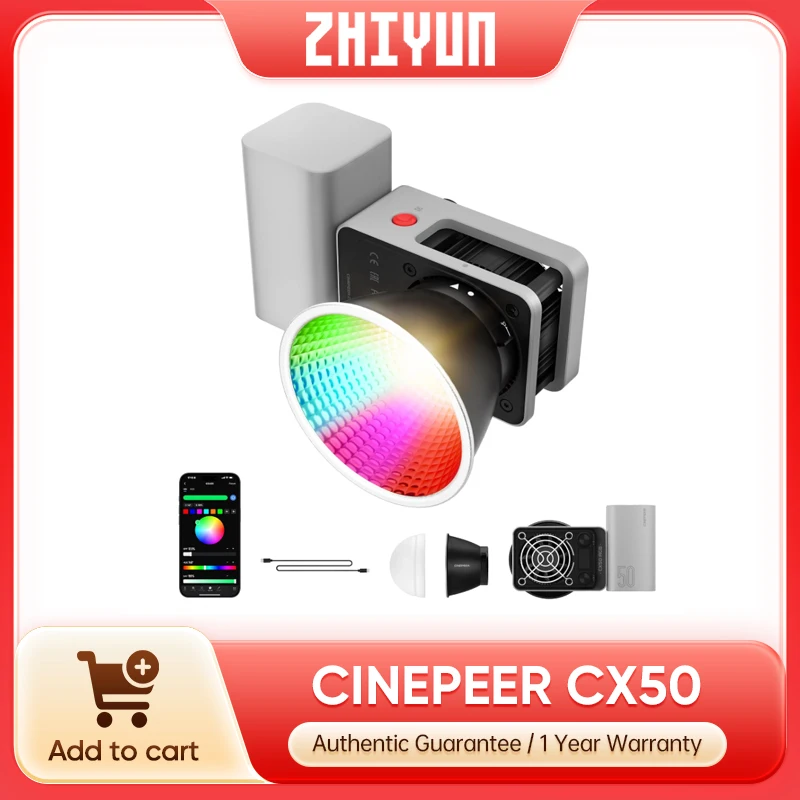 지윤 CINEPEER CX50 RGB 비디오 조명 27 - Photography Lighting App 리뷰 및 가격