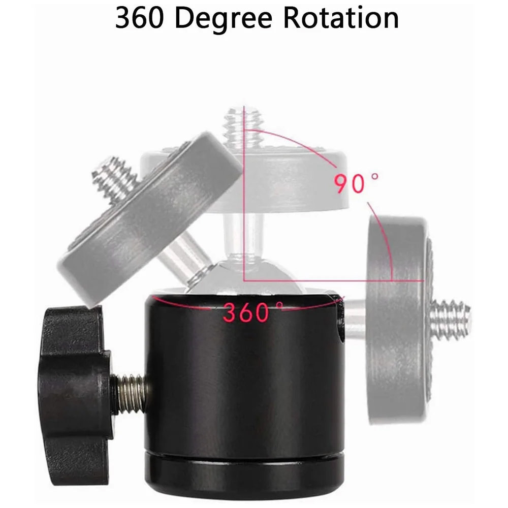 미니 볼 헤드 1/4 나사 360도 회전 알루미늄 삼각 - Photography Lighting Circle 리뷰 및 가격