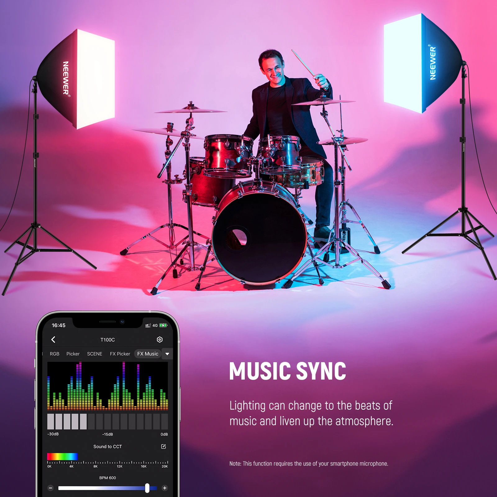 NEEWER RGB 소프트박스 조명 키트 (앱 제어 및 - Photography Lighting App 리뷰 및 가격
