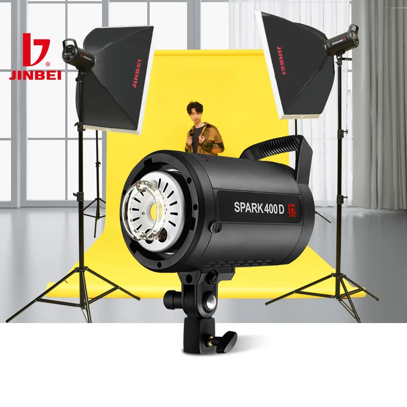JINBEI SPARK400D 400W 스트로브 스튜디 - Photography Lighting For Clothing 리뷰 및 가격