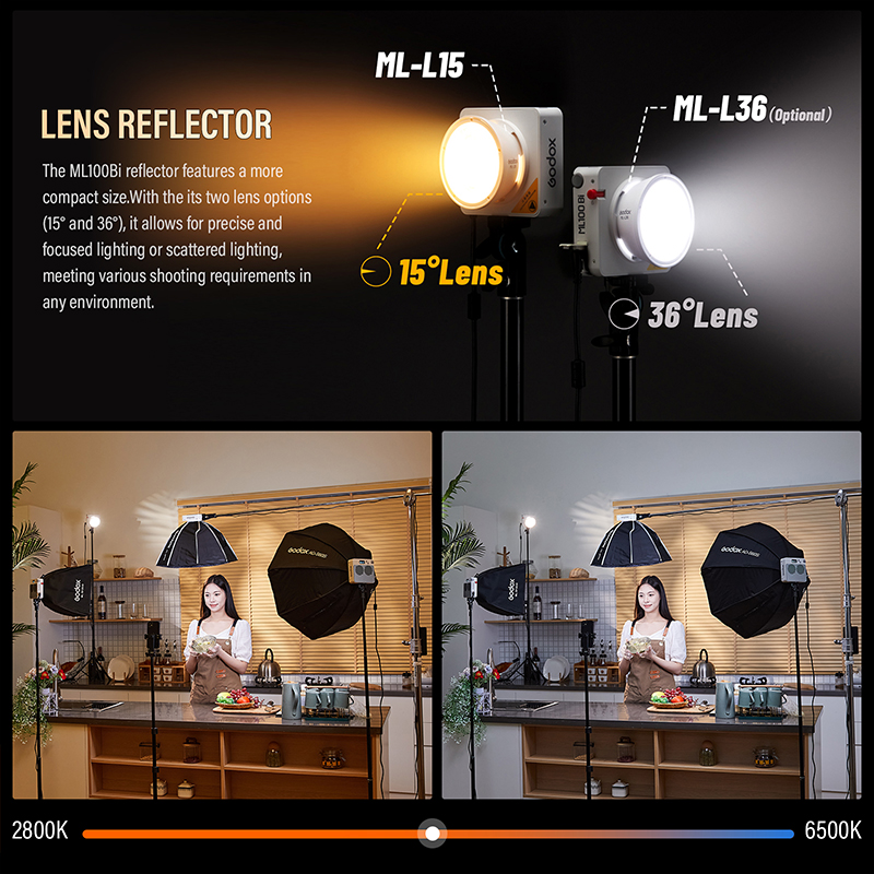 Godox ML100Bi/ML100R 바이 컬러 LED - Photography Lighting App 리뷰 및 가격