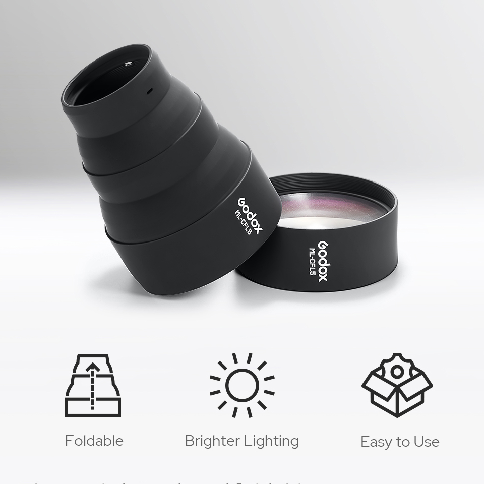 Godox ML-CFL5 접이식 프레넬 렌즈 부착물 사 - Fresnel Lens Attachment 리뷰 및 가격
