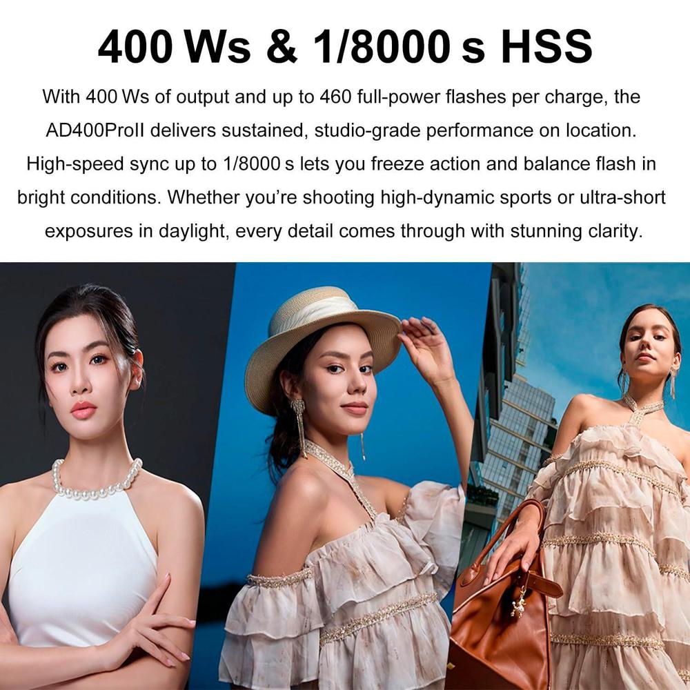 Godox AD400 Pro II AD400Pro II - Portable Strobe Monolight 리뷰 및 가격