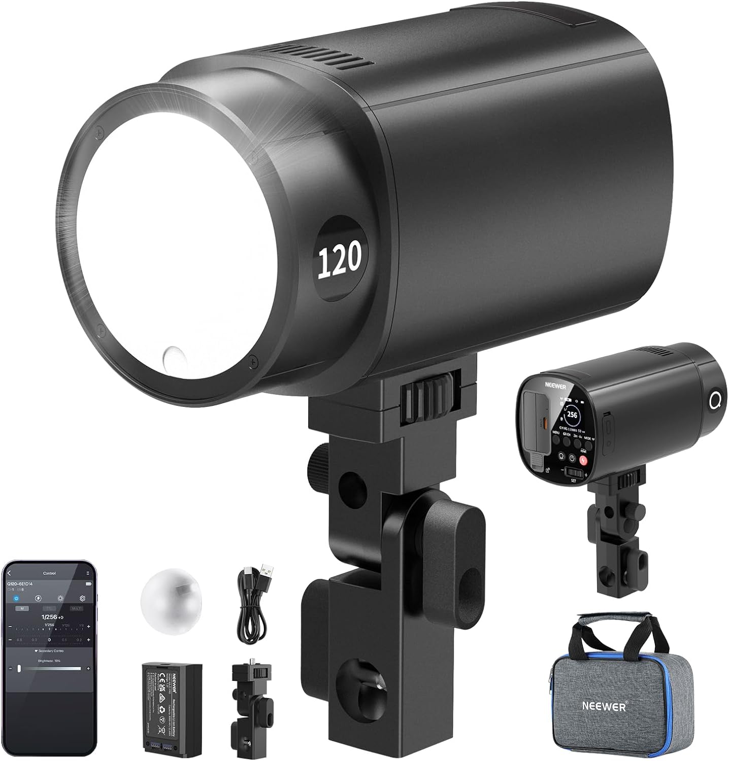 NEEWER Q120 120Ws 2.4G TTL 야외  - Portable Strobe Monolight 리뷰 및 가격