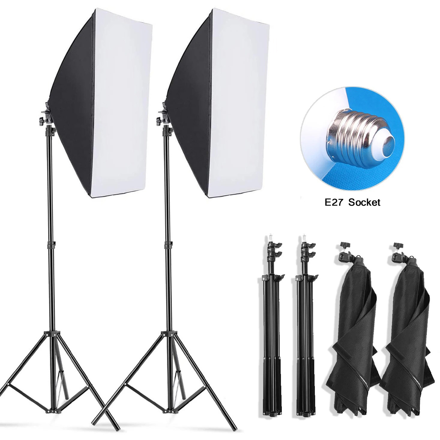 전문 사진 소프트박스 조명 소프트 박스 삼각대 포함 E - Photography Lighting Continuous 리뷰 및 가격