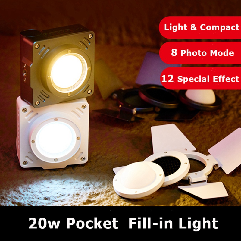20W 포켓 LED 비디오 조명 2700K-6500K  - Photography Lighting Grid 리뷰 및 가격