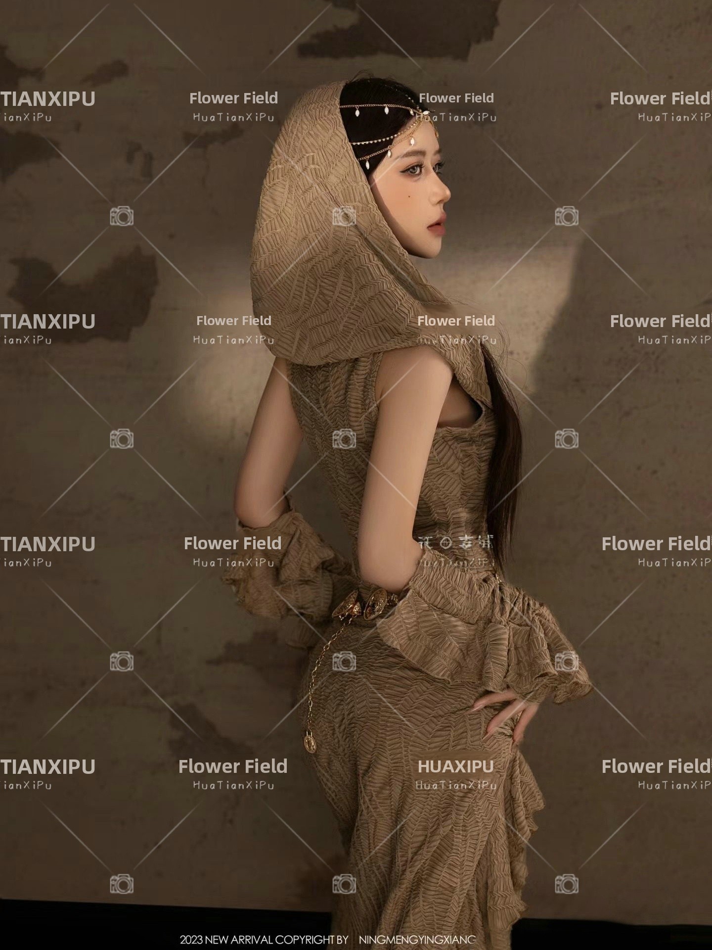 새로운 사막 공주 스타일 사진 촬영 의류 여행 촬영 민 - Photography Lighting For Clothing 리뷰 및 가격