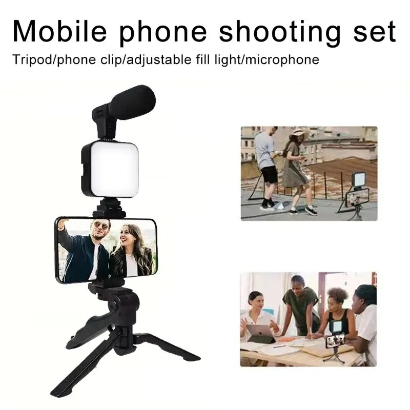 삼각대가 있는 스마트폰 브이로그 키트, 휴대폰 거치대  - Iris Photography Led Lighting Pack 리뷰 및 가격