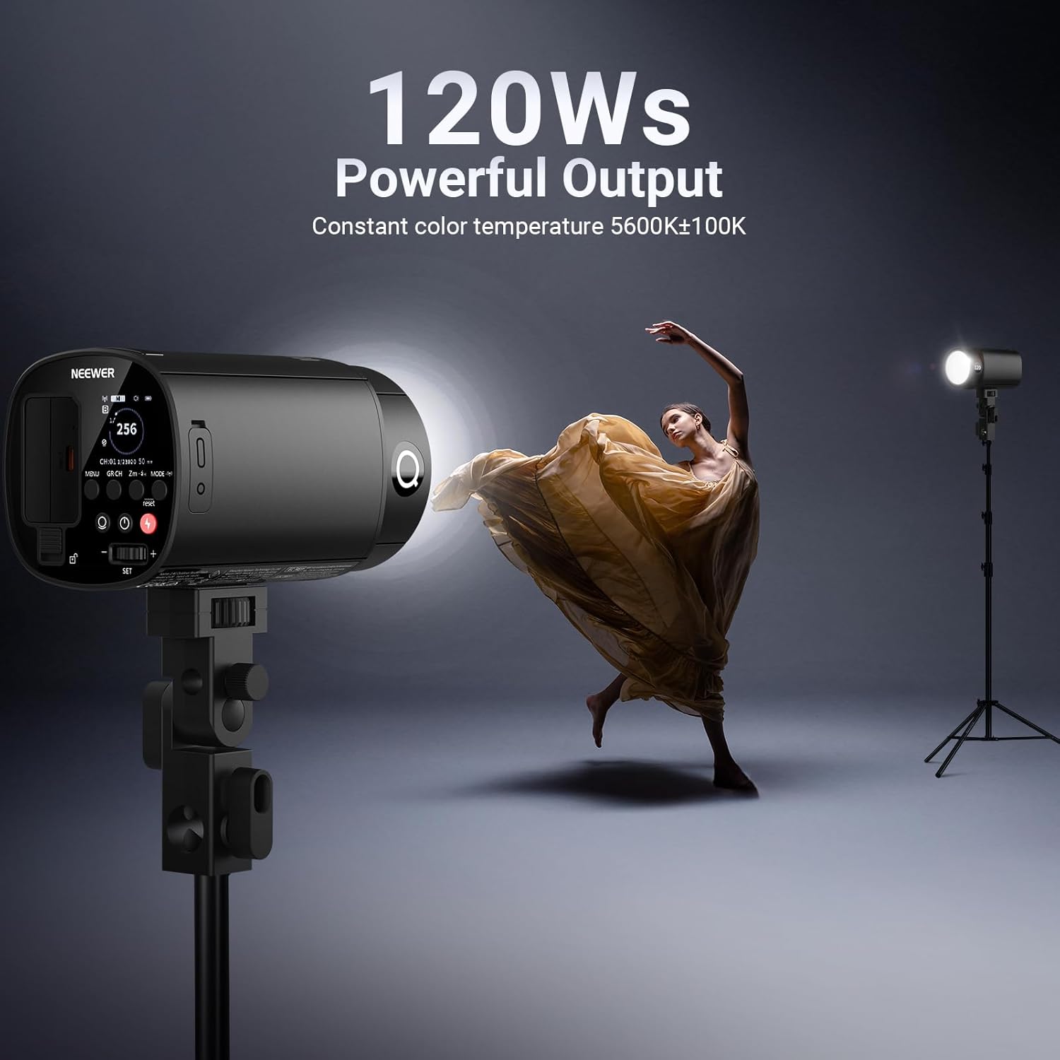 NEEWER 120Ws 2.4G TTL 야외 스트로브  - Portable Strobe Monolight 리뷰 및 가격