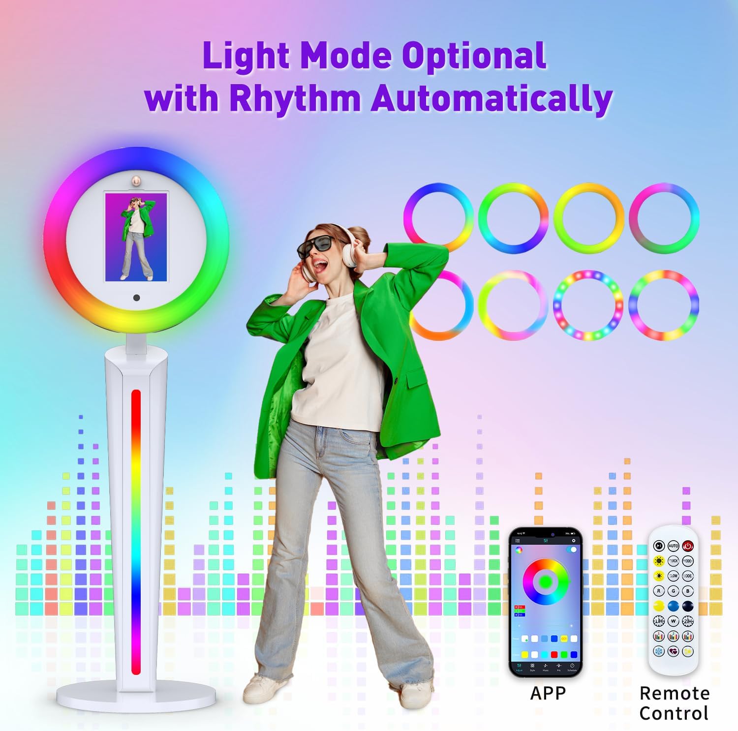 휴대용 아이패드 포토 부스 머신, 원격 앱 제어, RG - Photography Lighting App 리뷰 및 가격