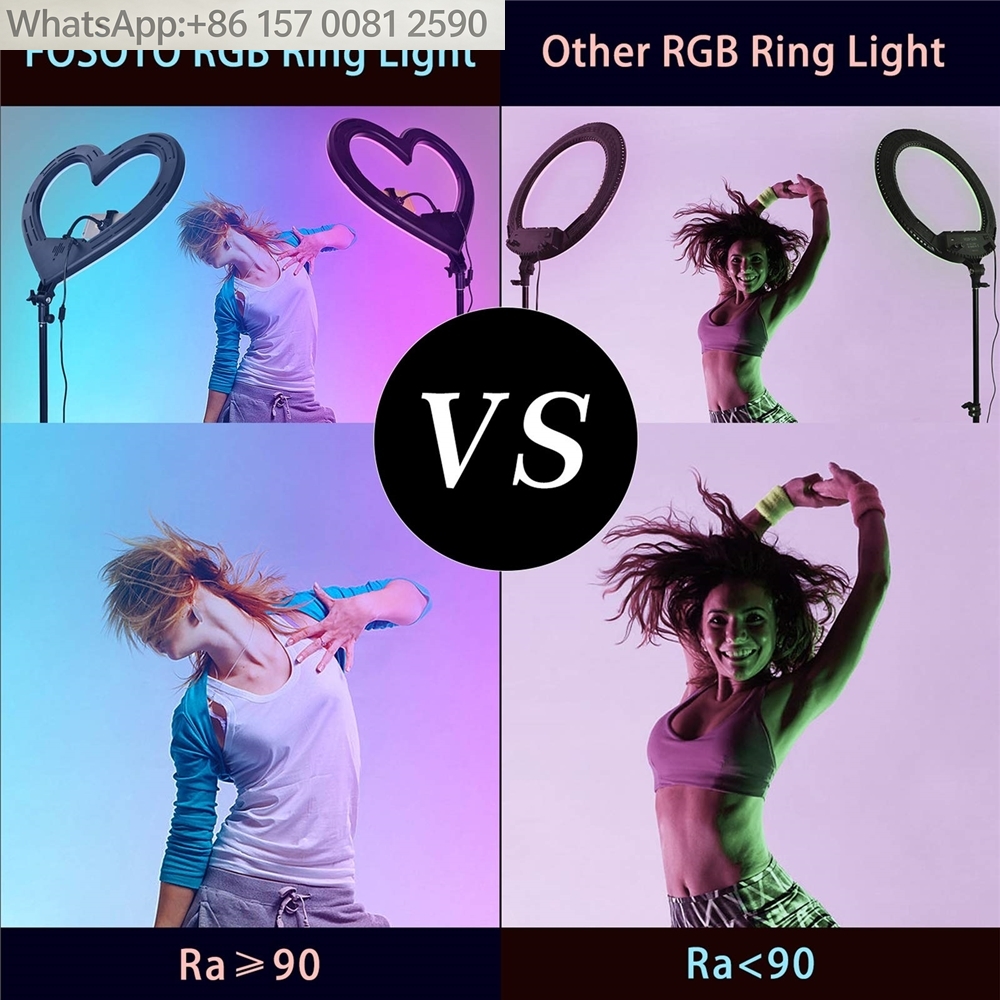 18인치 하트 모양 디머블 LED 링 라이트 메이크업  - Led Ring Light 18 리뷰 및 가격